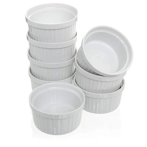 Lot ramekins for baking - of, 8